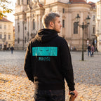 Zdjęcie produktu Frieren - Czarna bluza z kapturem