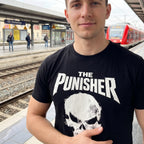 Zdjęcie produktu Punisher - T-shirt z logo Skull