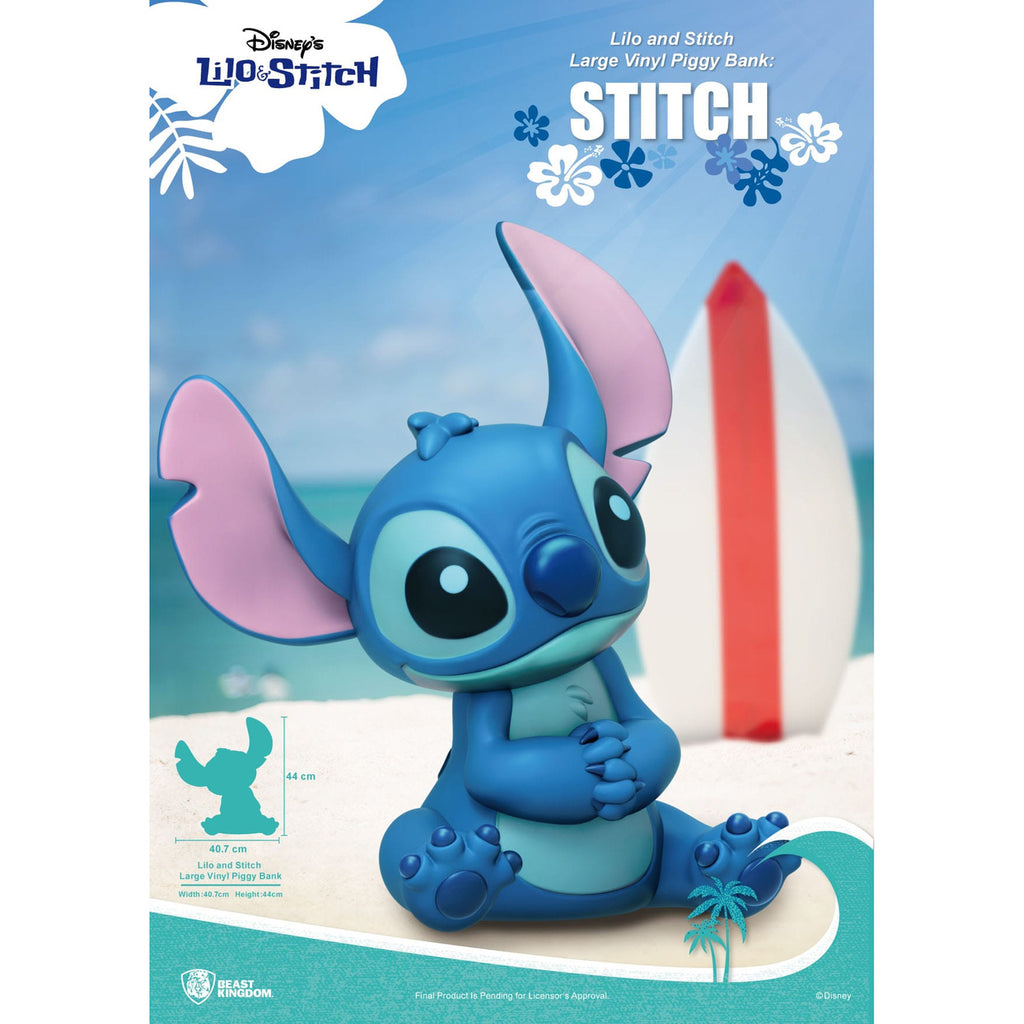 Zdjęcie produktu Lilo & Stitch skarbonka z winylu Stitch 44 cm
