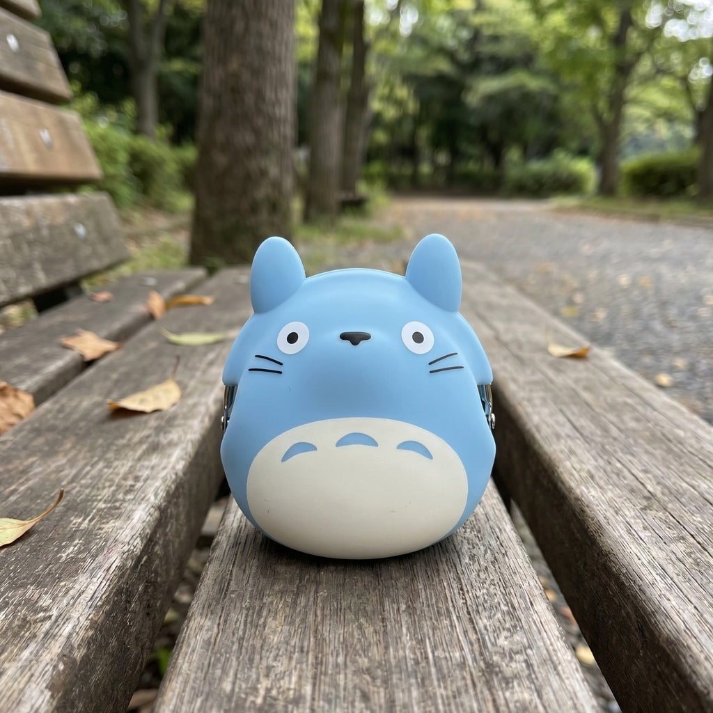Zdjęcie produktu Mój sąsiad Totoro Mini portfel Totoro niebieski 9 cm
