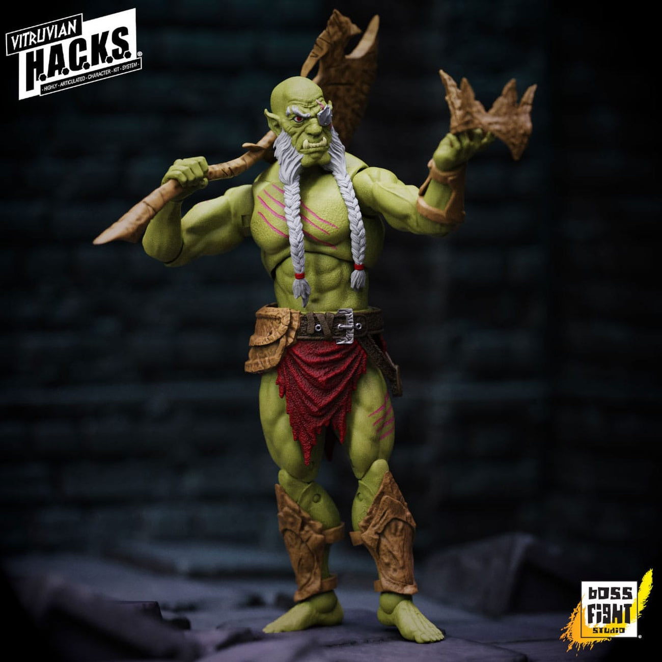Zdjęcie produktu Figurka akcji Vitruvian H.A.C.K.S. Mighty Orc Sovran Bur'Zagi