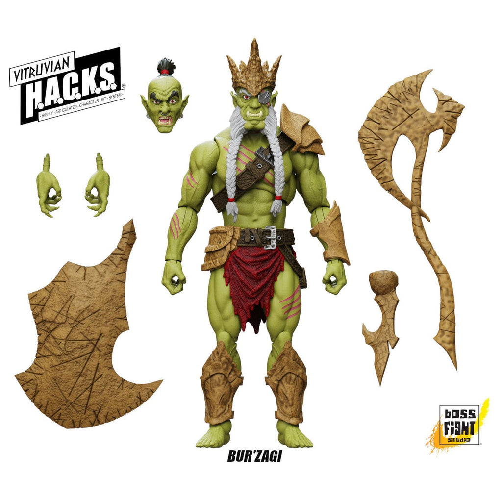 Zdjęcie produktu Figurka akcji Vitruvian H.A.C.K.S. Mighty Orc Sovran Bur'Zagi