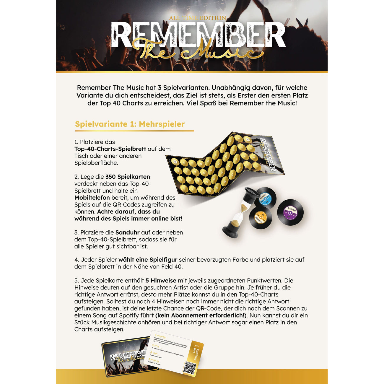 Zdjęcie produktu Remember The Music Gra planszowa *wersja niemiecka*