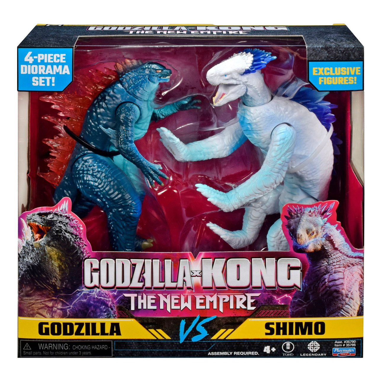 Zdjęcie produktu Godzilla x Kong: The New Empire Diorama Zestaw 2 sztuk Godzilla