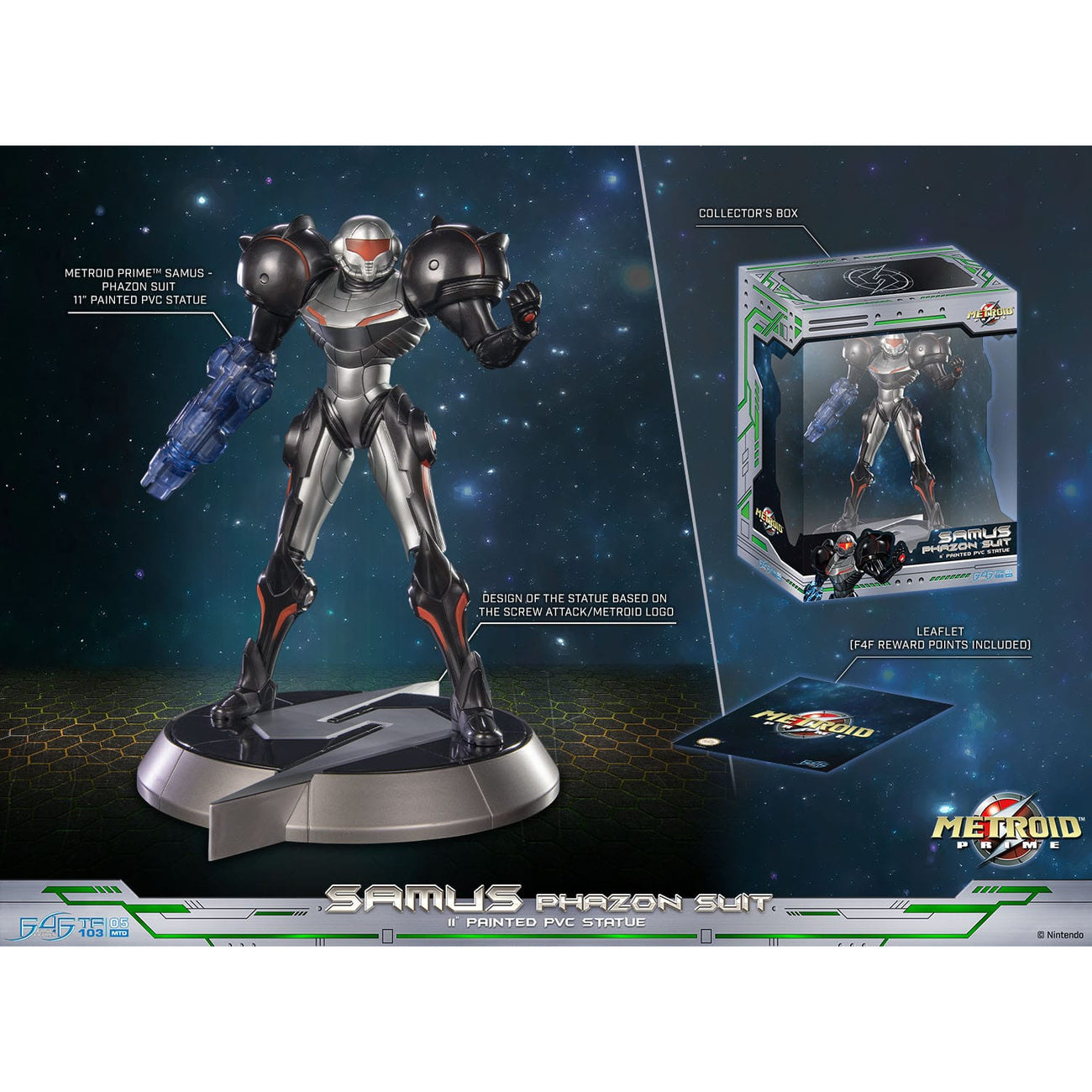 Zdjęcie produktu Metroid Prime Figura PVC Samus Phazon Suit Edycja Standardowa