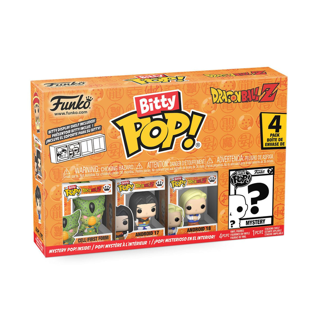 Zdjęcie produktu Dragon Ball Bitty POP! Figurka winylowa zestaw 4 szt. Seria 2 (2,5 cm)