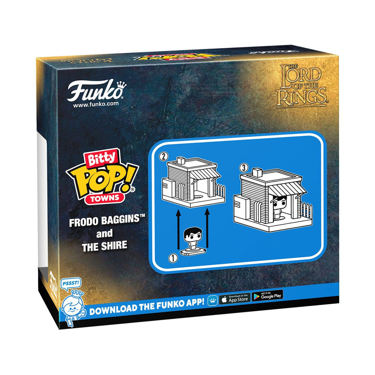 Zdjęcie produktu Władca Pierścieni Figurka Winylowa Bitty POP! Town Frodo w Shire