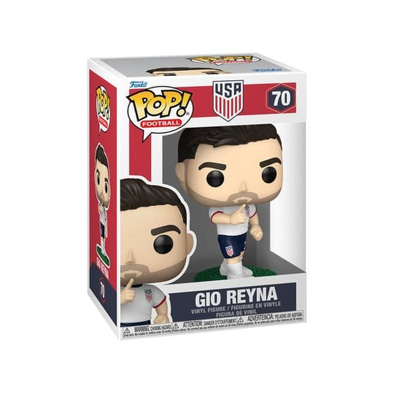 Zdjęcie produktu EFL POP! Winylowa figurka piłkarska USA – Giovani Reyna 9 cm