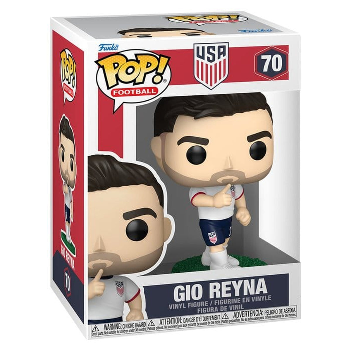 Zdjęcie produktu EFL POP! Winylowa figurka piłkarska USA – Giovani Reyna 9 cm