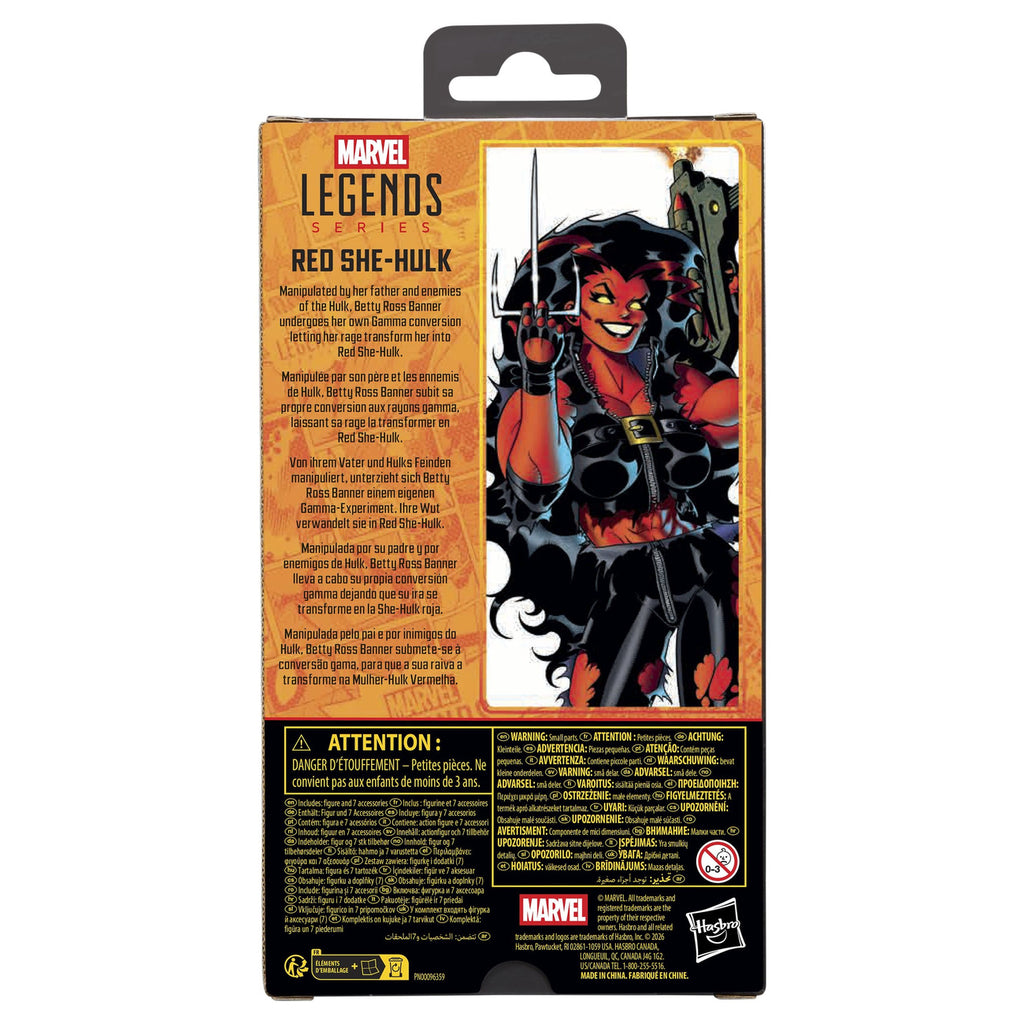Zdjęcie produktu Hulk Marvel Legends figurka akcji Red She-Hulk 15 cm