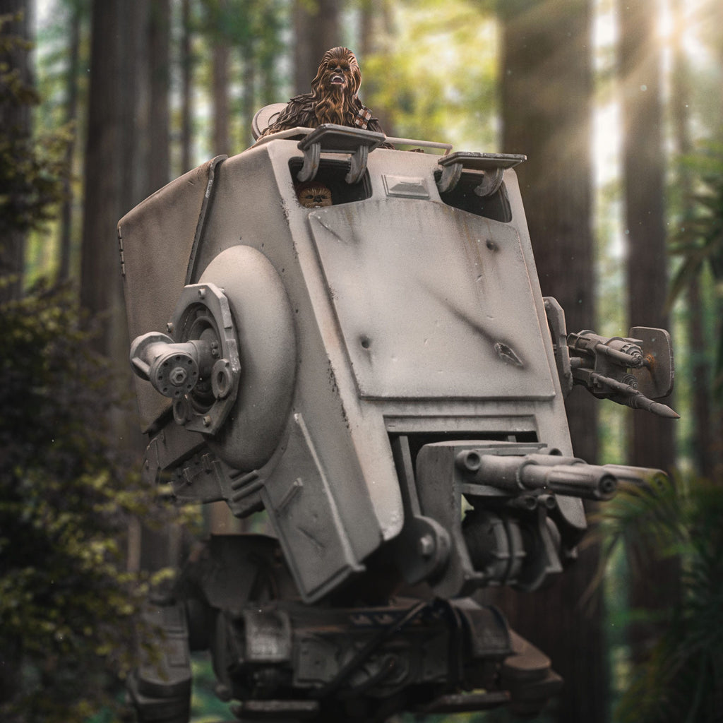 Zdjęcie produktu Star Wars Demi Art Scale Figura 1/20 AT-ST i Chewbacca 53