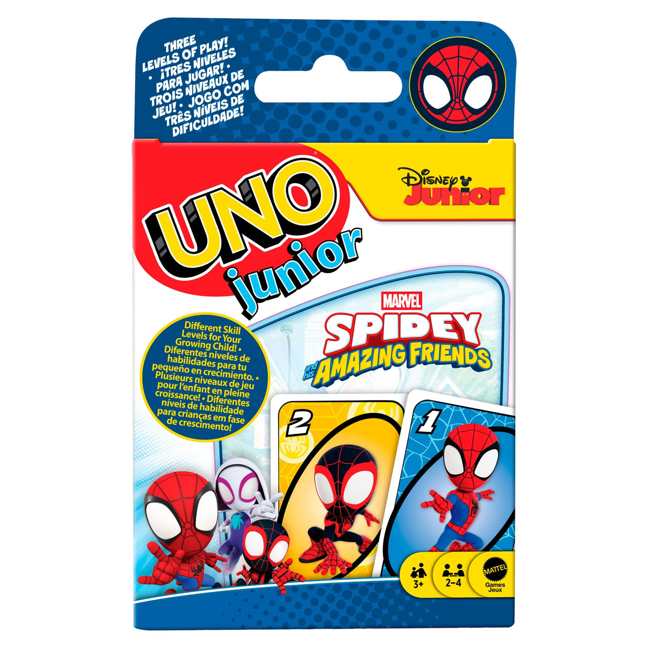 Zdjęcie produktu Spidey i Super Kumple – Gra karciana UNO Junior