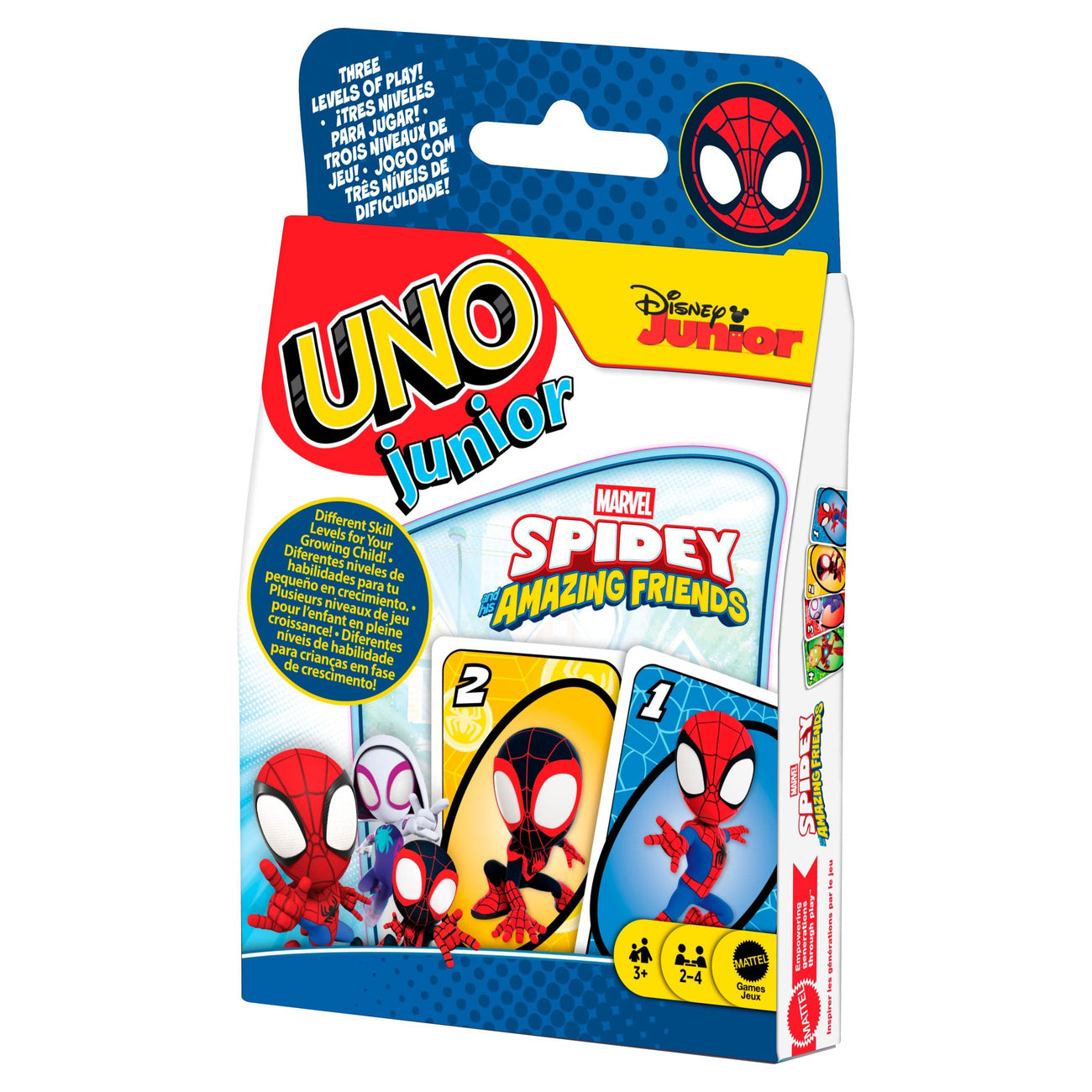 Zdjęcie produktu Spidey i Super Kumple – Gra karciana UNO Junior