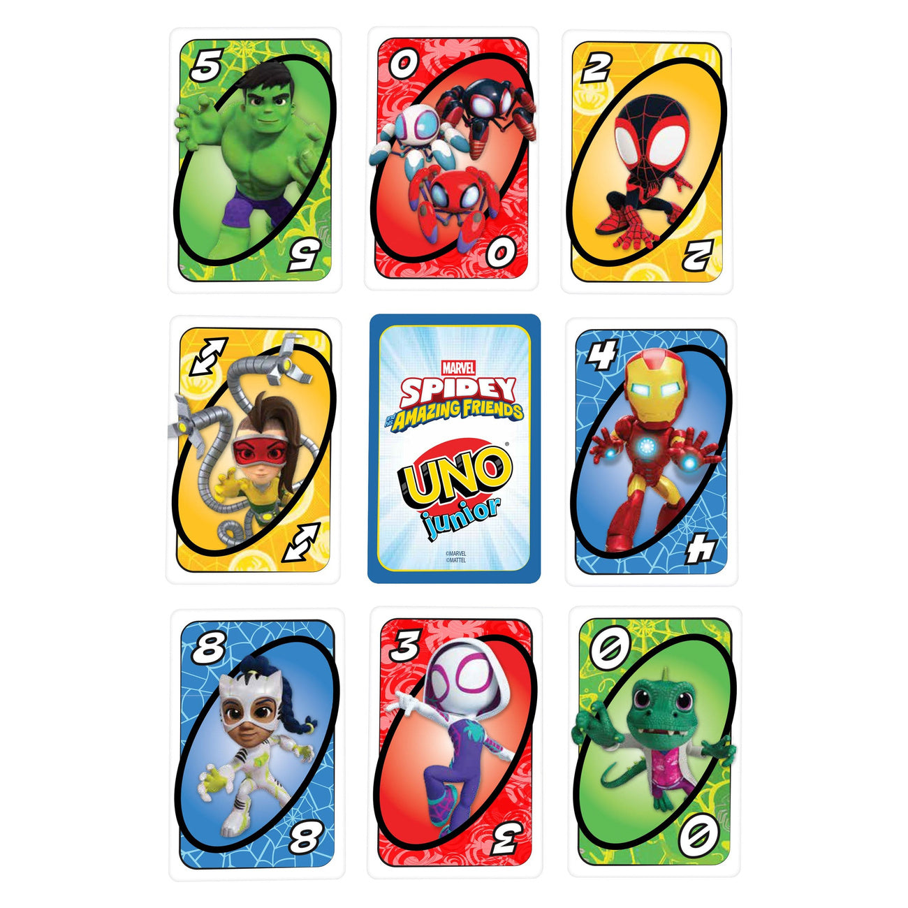 Zdjęcie produktu Spidey i Super Kumple – Gra karciana UNO Junior