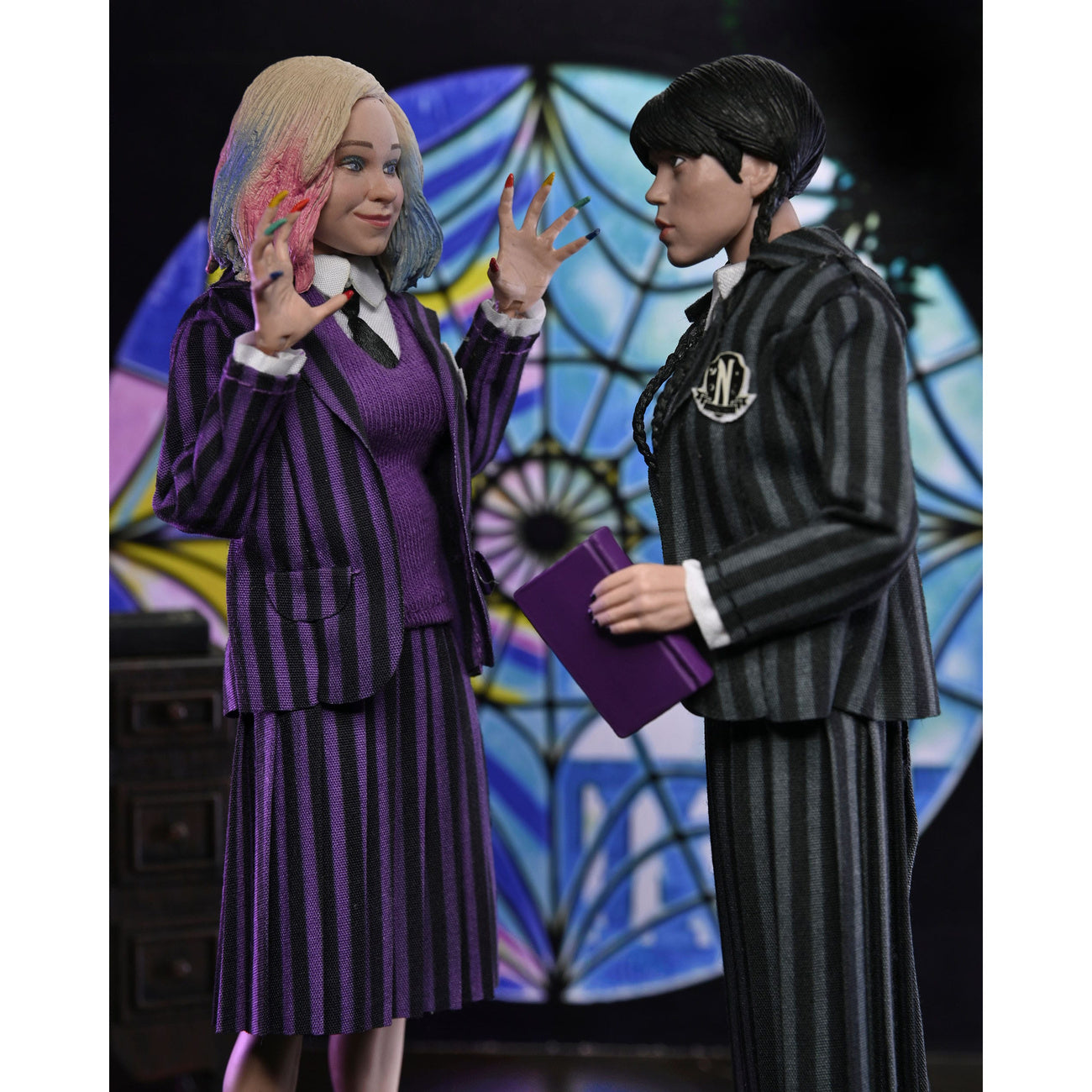 Zdjęcie produktu Zestaw 2 figurek akcji Wednesday – Wednesday Addams
