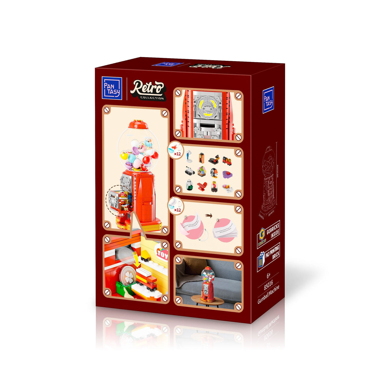 Zdjęcie produktu Zestaw konstrukcyjny Original Retro Series Gumball Machine 34 cm