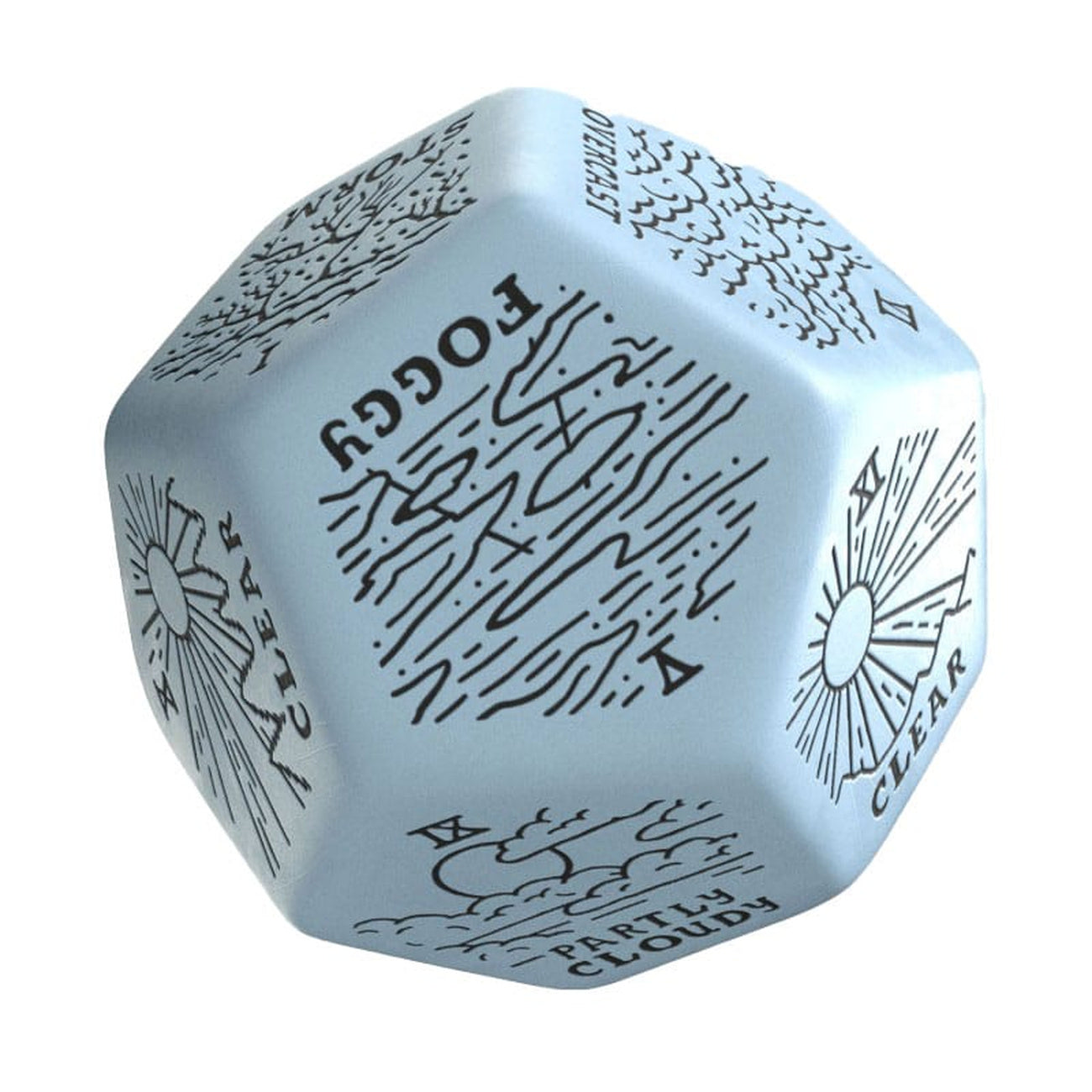 Zdjęcie produktu Viridian Dice Jumbo Kostka Weather Generator D12 Niebieska