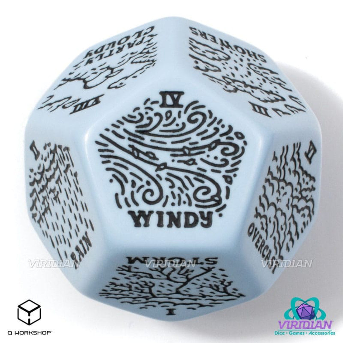 Zdjęcie produktu Viridian Dice Jumbo Kostka Weather Generator D12 Niebieska