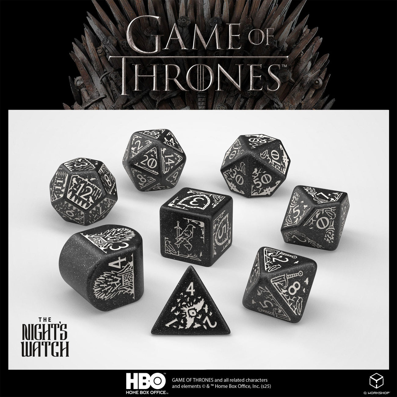 Zdjęcie produktu Game of Thrones Zestaw kości Nocna Straż (8)