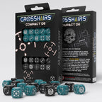 Zdjęcie produktu Crosshairs Compact Zestaw kości D6 Burzowy i Czarny (20)