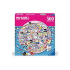 Zdjęcie produktu Hello Kitty and Friends Okrągłe Puzzle (500 Elementów)