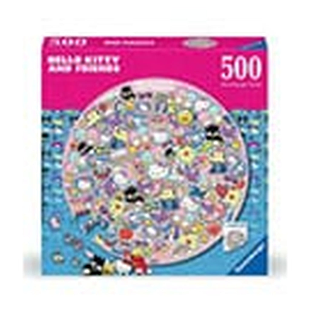 Zdjęcie produktu Hello Kitty and Friends Okrągłe Puzzle (500 Elementów)