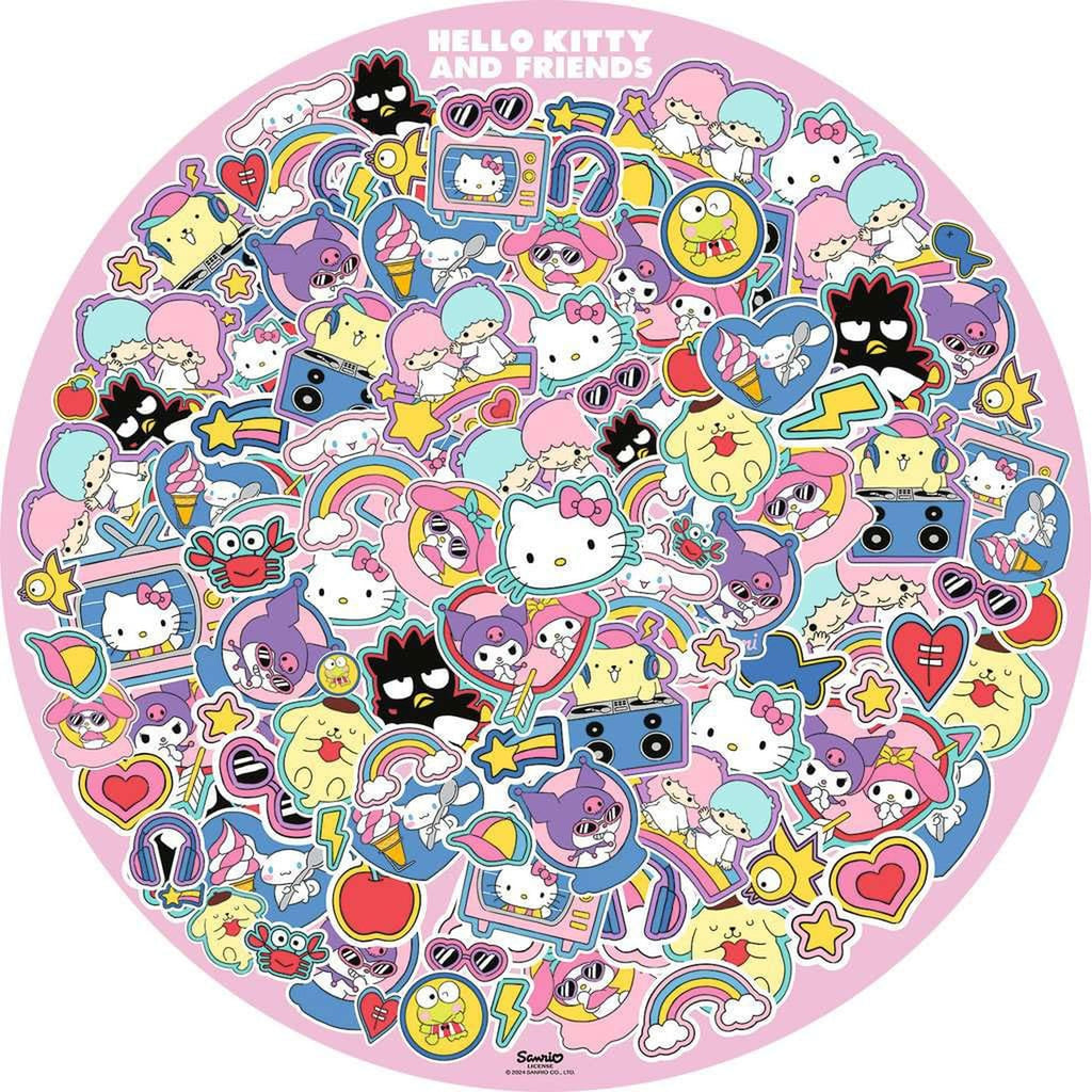 Zdjęcie produktu Hello Kitty and Friends Okrągłe Puzzle (500 Elementów)