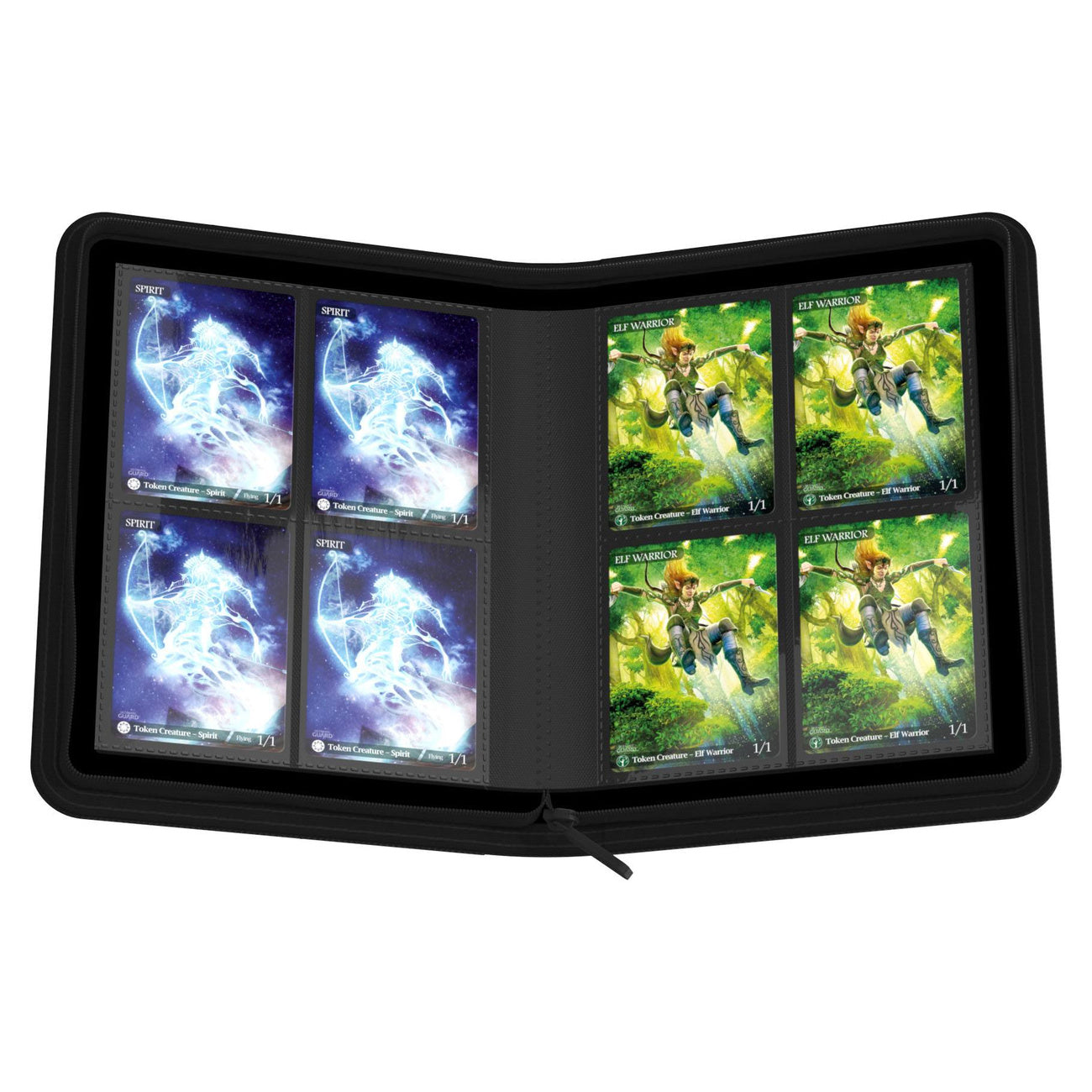 Zdjęcie produktu Ultimate Guard Zipfolio 160 8-Pocket Xenoskin – Czarny