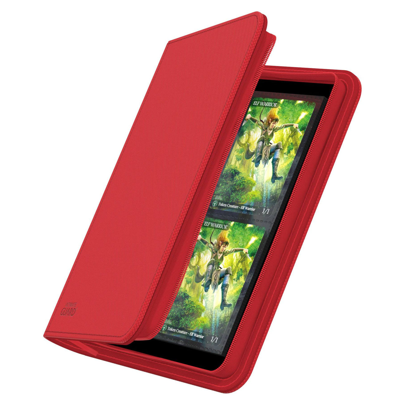 Zdjęcie produktu Ultimate Guard Zipfolio 160 8-Pocket Xenoskin - Czerwony