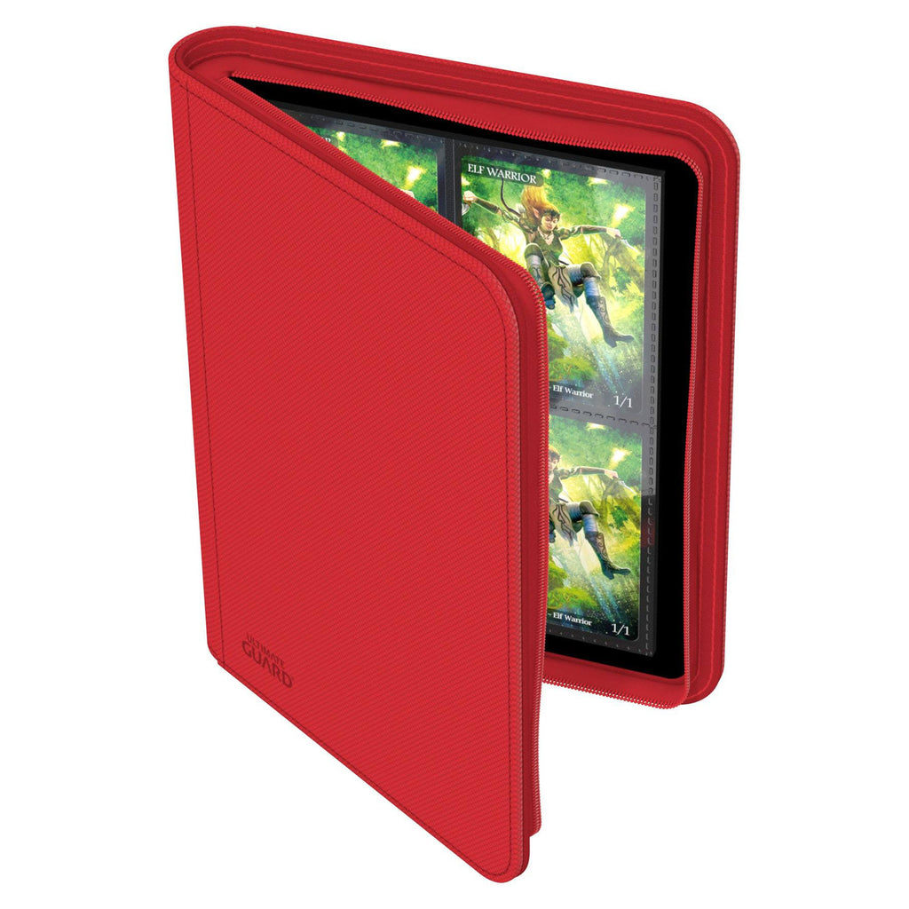Zdjęcie produktu Ultimate Guard Zipfolio 160 8-Pocket Xenoskin - Czerwony