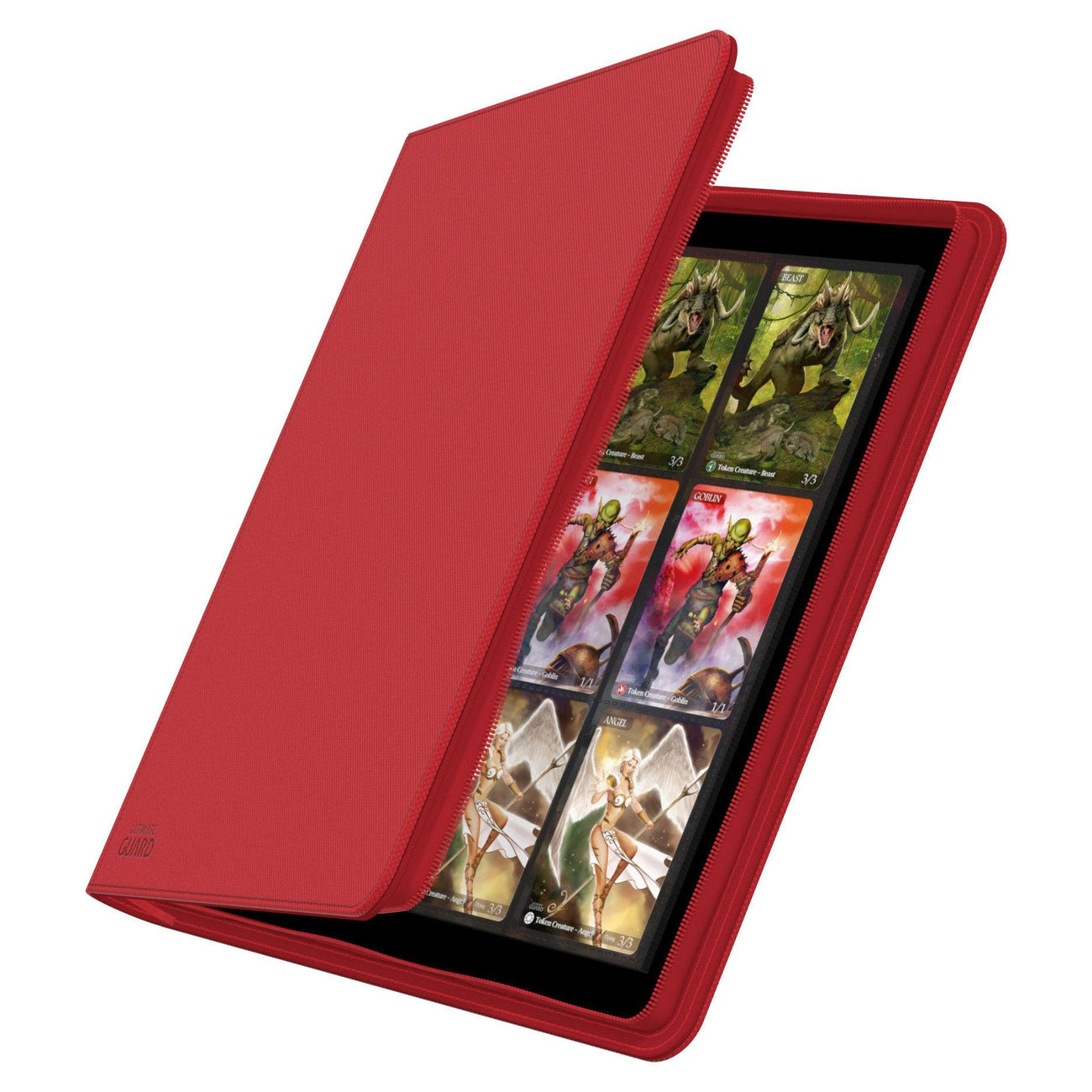 Zdjęcie produktu Ultimate Guard Zipfolio 480 24-Pocket Xenoskin - Czerwony