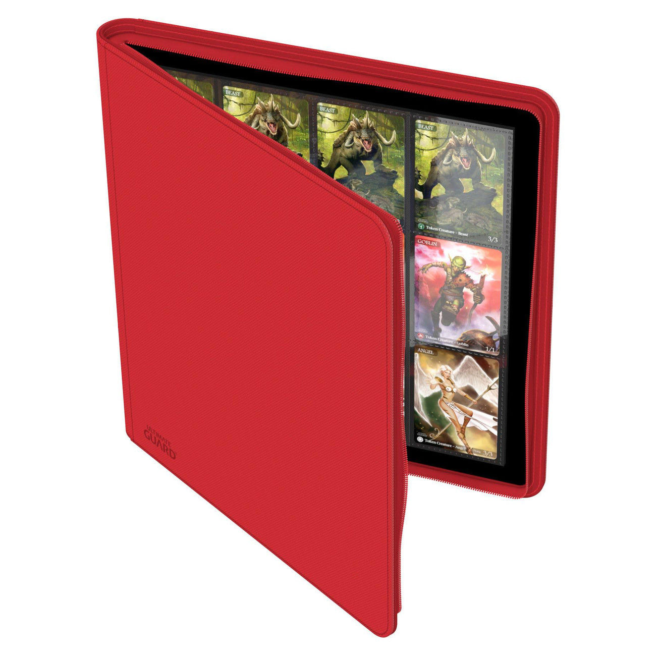 Zdjęcie produktu Ultimate Guard Zipfolio 480 24-Pocket Xenoskin - Czerwony