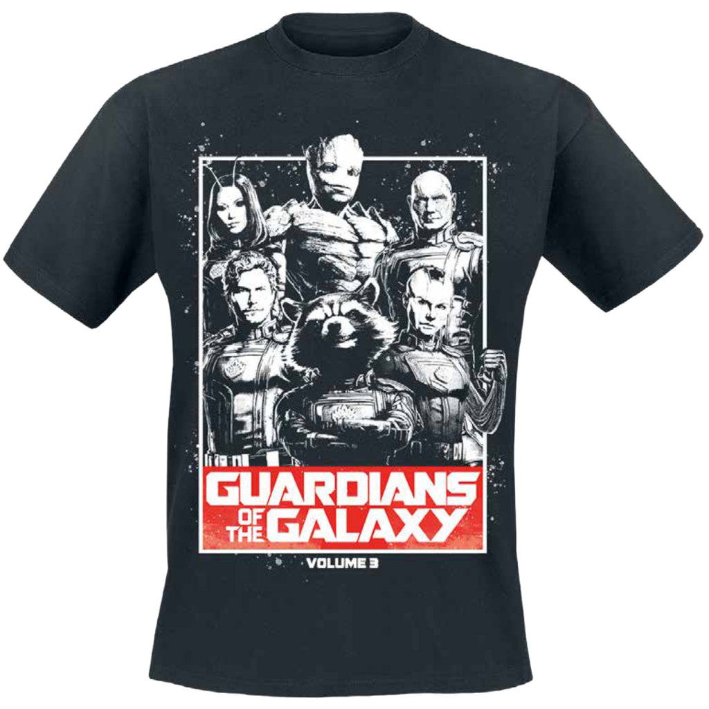 Zdjęcie produktu Koszulka Guardians Vol. 3 czarna - Guardians of the Galaxy