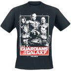 Zdjęcie produktu Koszulka Guardians Vol. 3 czarna - Guardians of the Galaxy