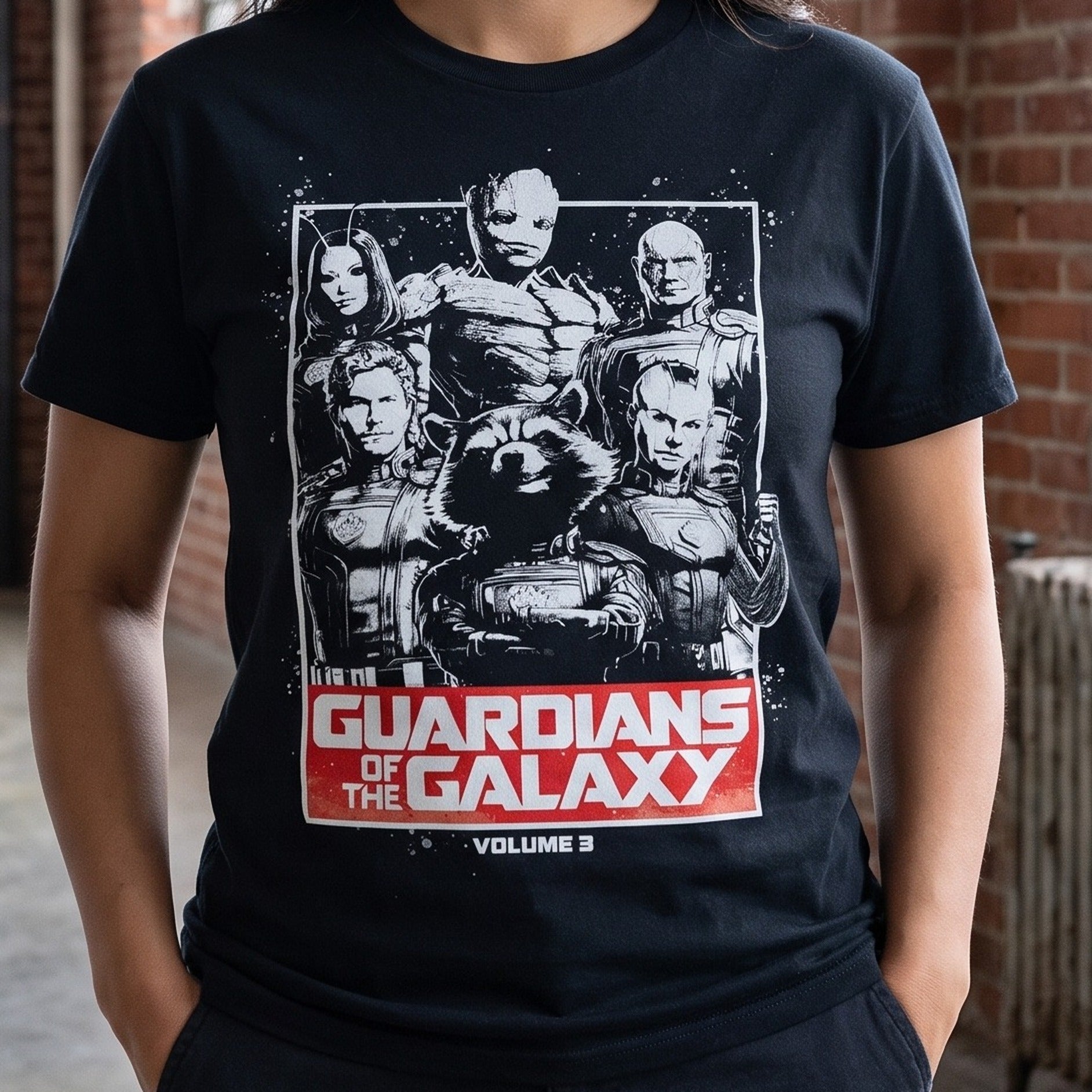 Zdjęcie produktu Koszulka Guardians Vol. 3 czarna - Guardians of the Galaxy