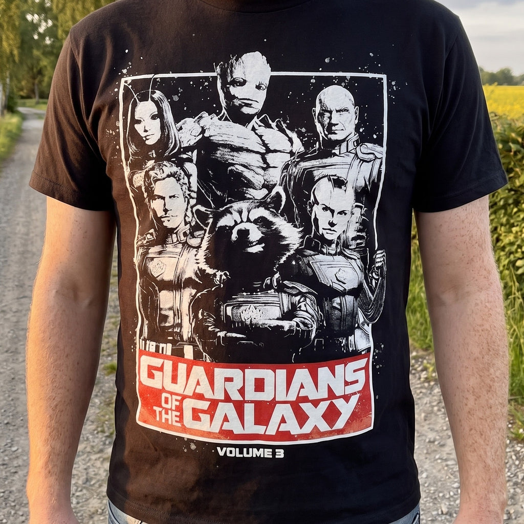 Zdjęcie produktu Koszulka Guardians Vol. 3 czarna - Guardians of the Galaxy