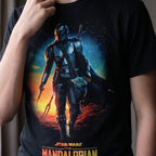 Zdjęcie produktu Koszulka Through The Galaxy czarna – Star Wars The Mandalorian