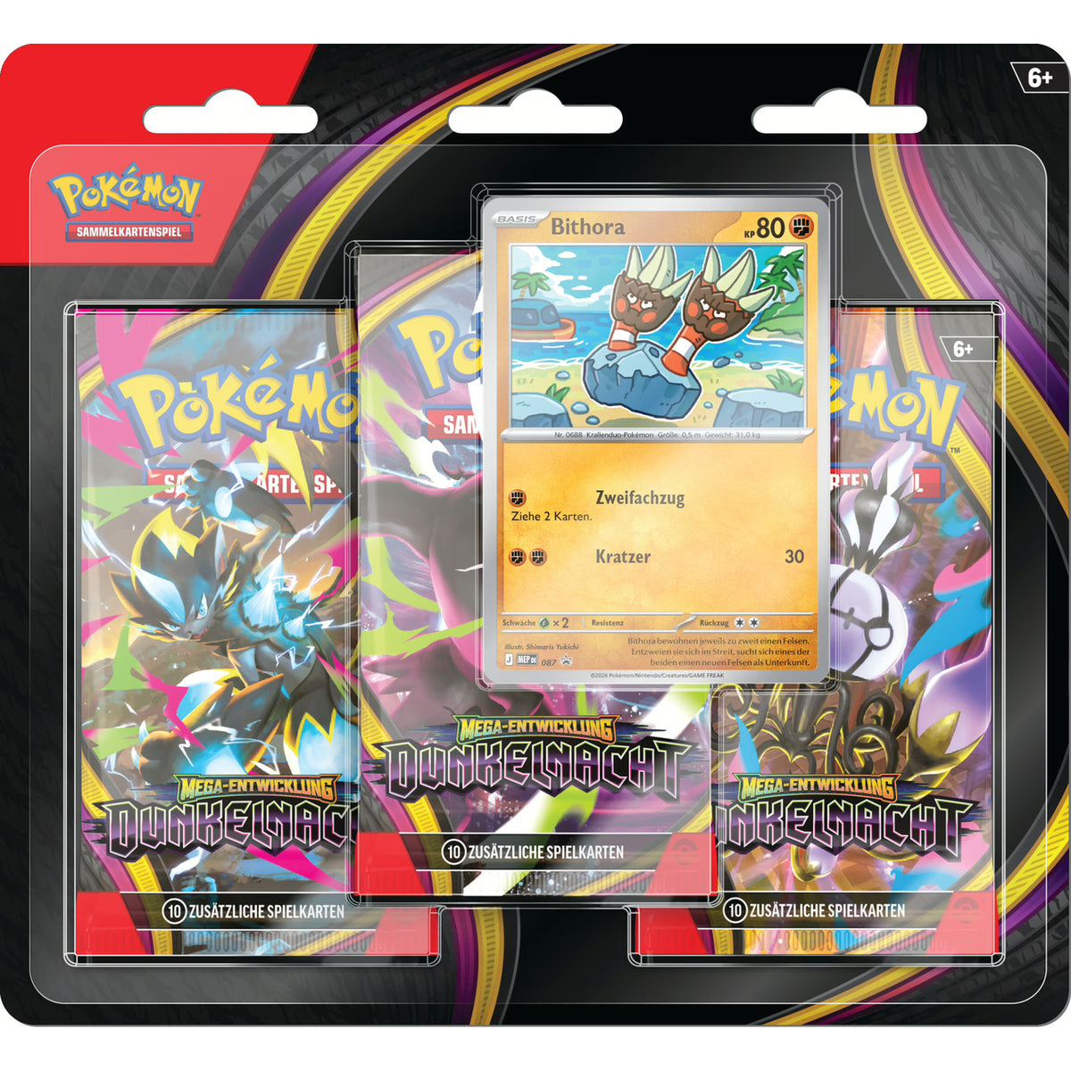 Zdjęcie produktu Pokémon – Mega Ewolucja Ciemna Noc Blister 3-pack