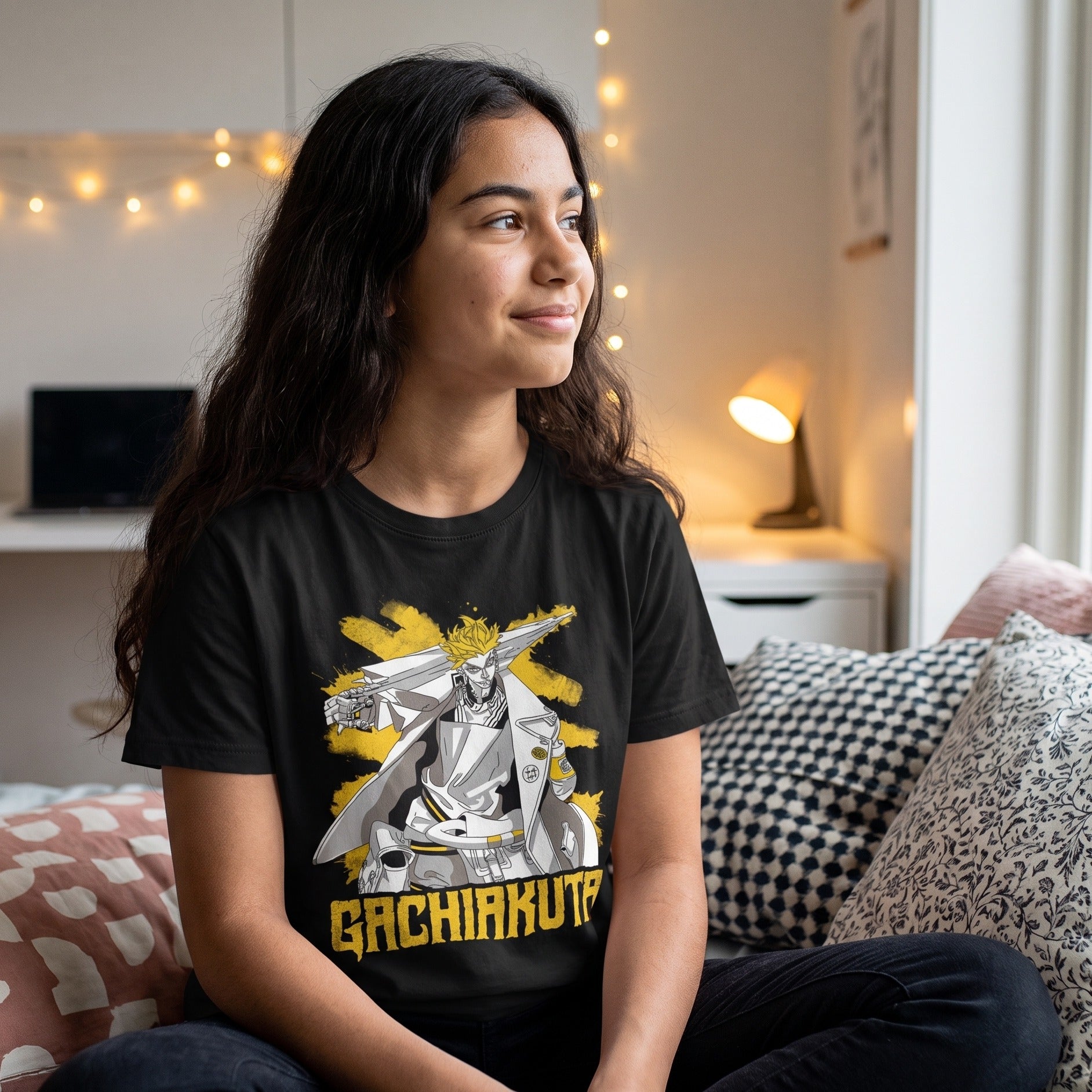Product image Enjin T-shirt black for Gachiakuta fans