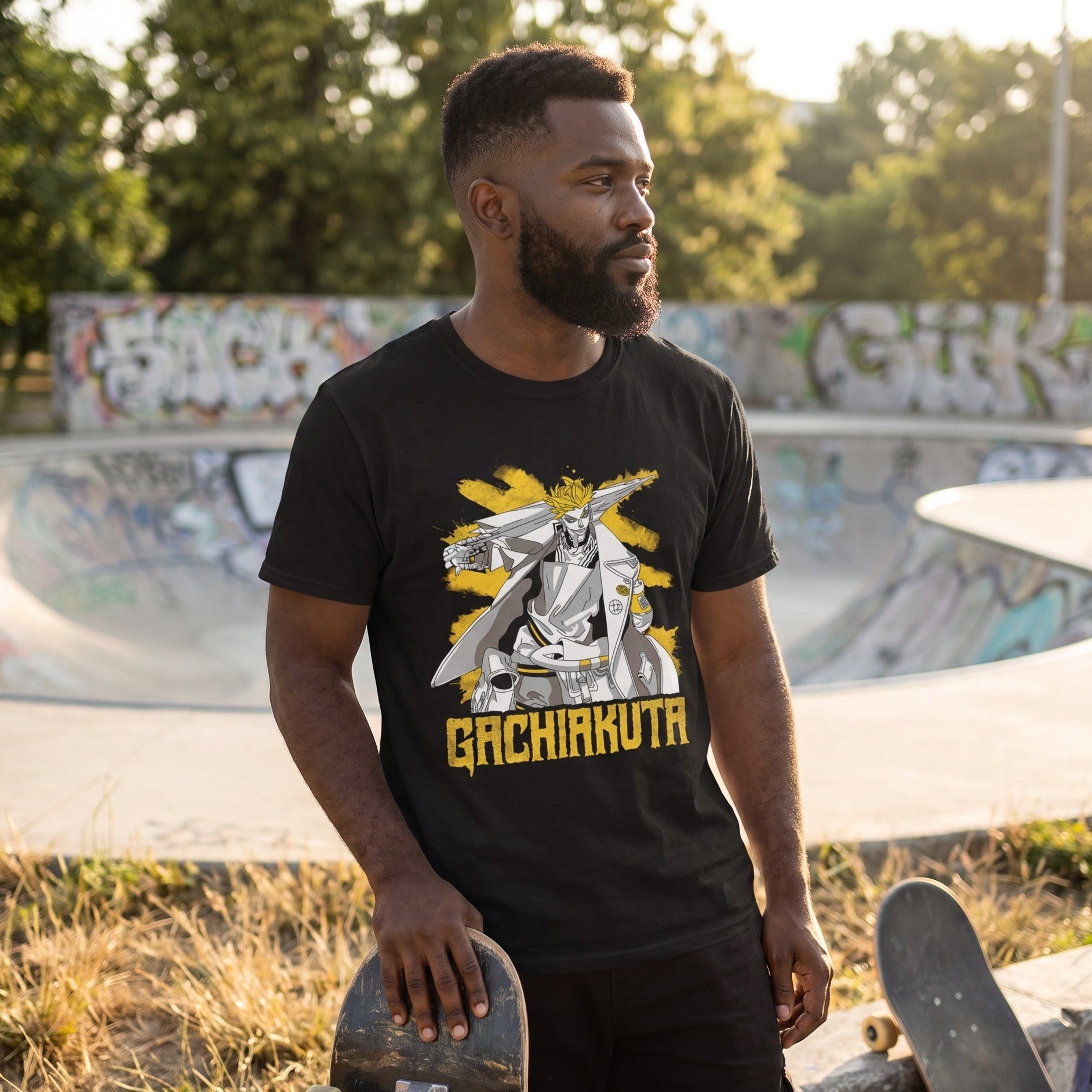 Product image Enjin T-shirt black for Gachiakuta fans