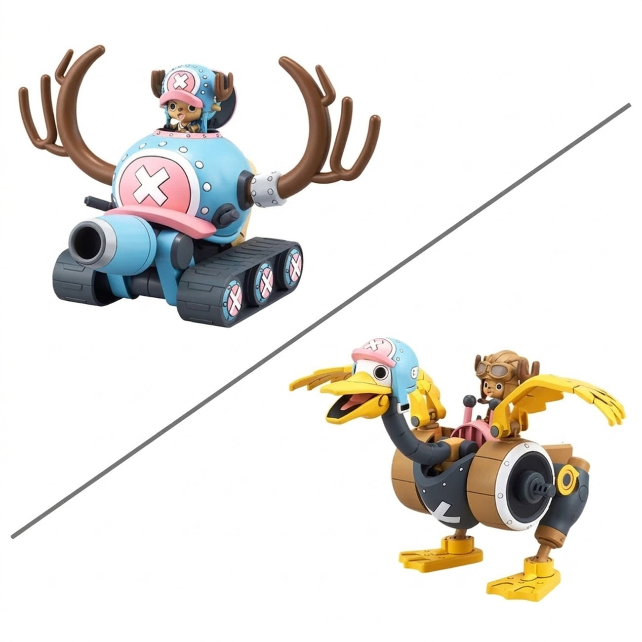 Zdjęcie produktu One Piece - Chopper Robot 1&2 (Chopper Tank i Chopper Wing) Zestaw modelarski