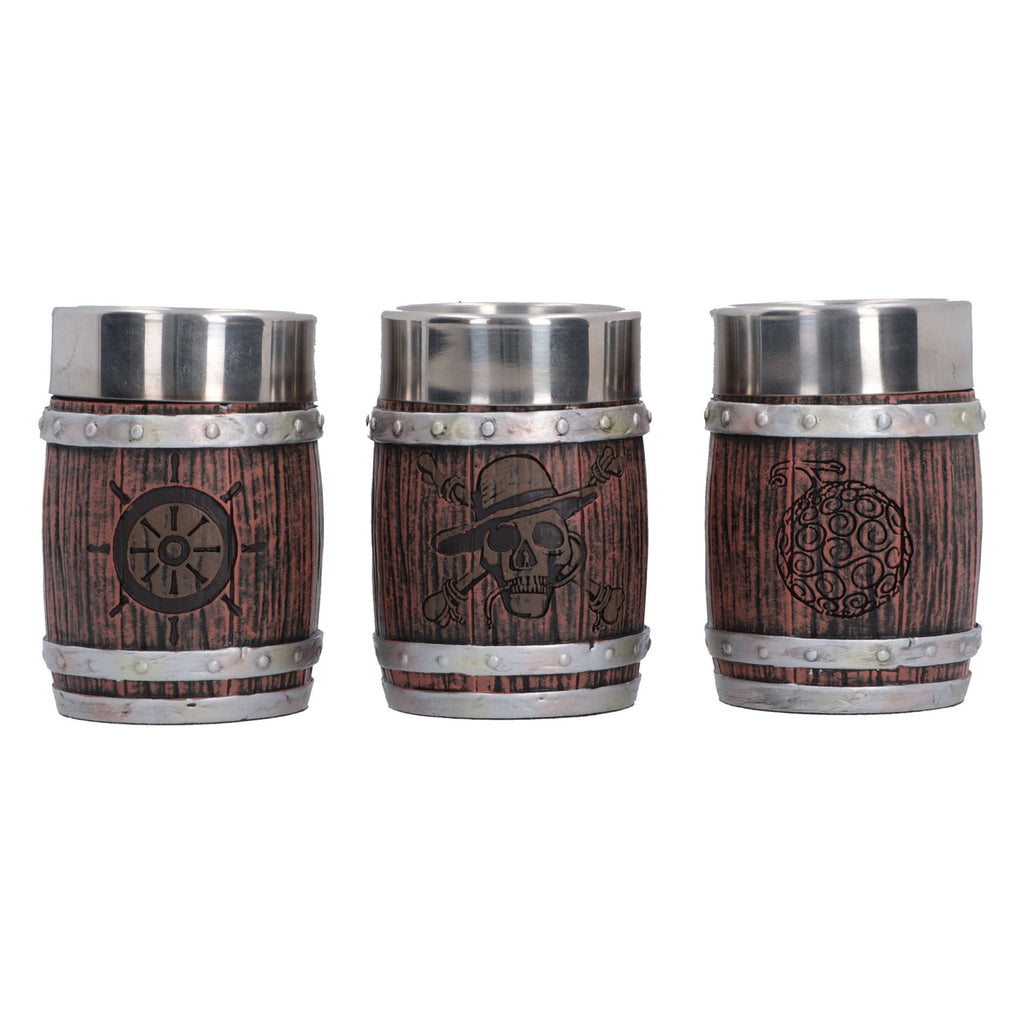Zdjęcie produktu One Piece - Zestaw 3 kieliszków do shotów