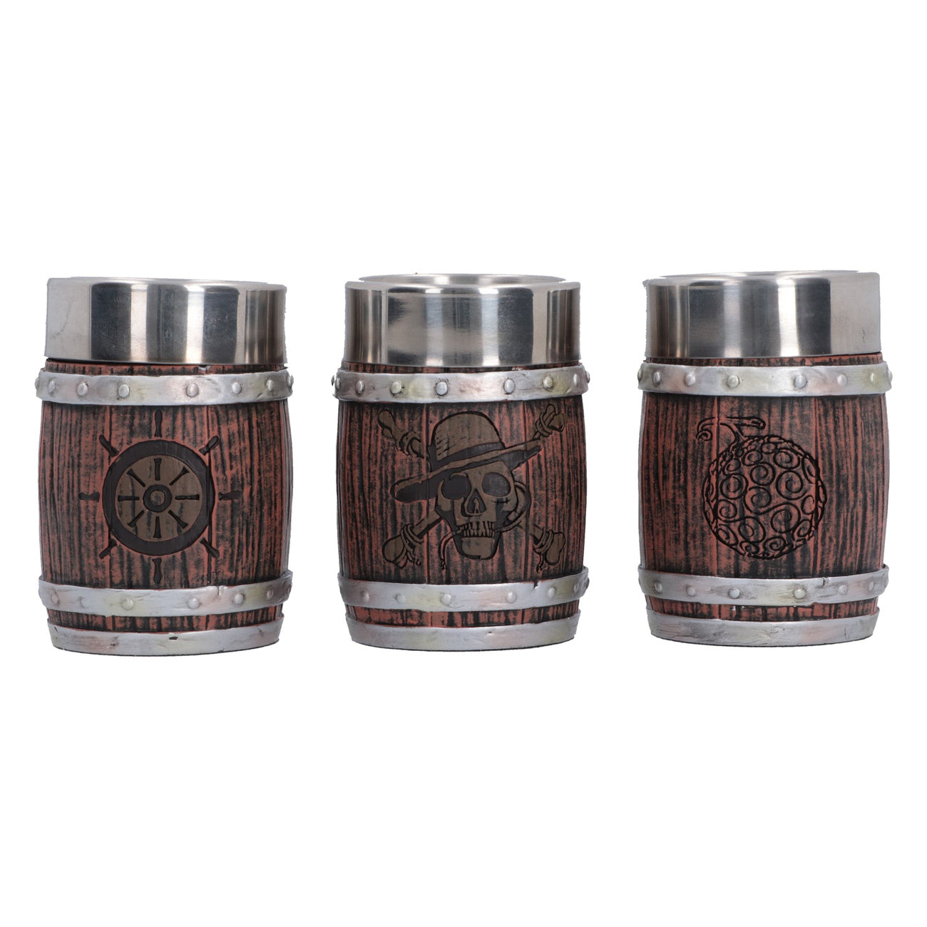 Zdjęcie produktu One Piece - Zestaw 3 kieliszków do shotów