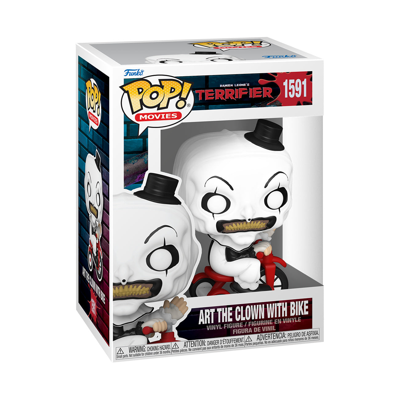Zdjęcie produktu Terrifier - Art the Clown z trójkołowym rowerkiem figurka Funko Pop!