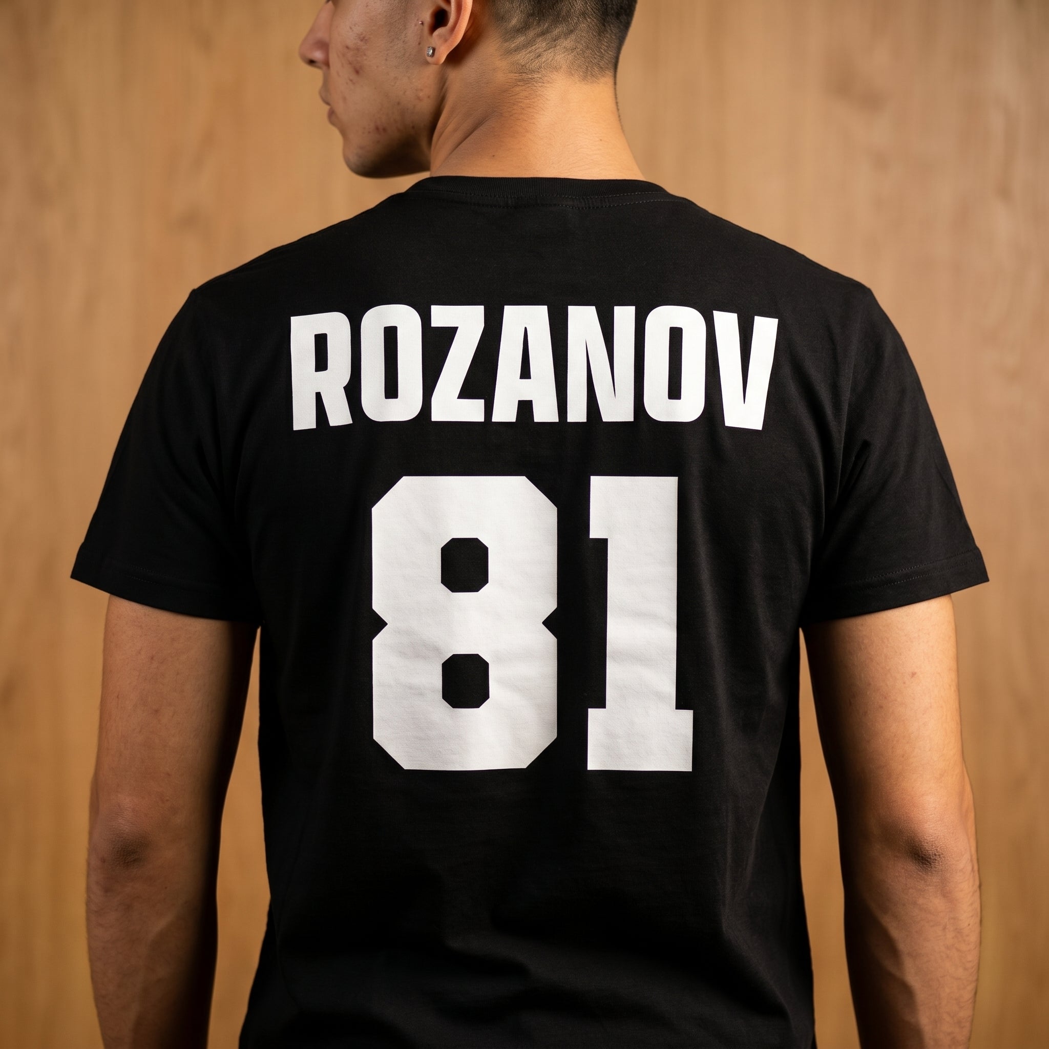 Zdjęcie produktu Koszulka Rozanov w stylu hokejowego trykotu dla fanów Heated Rivalry
