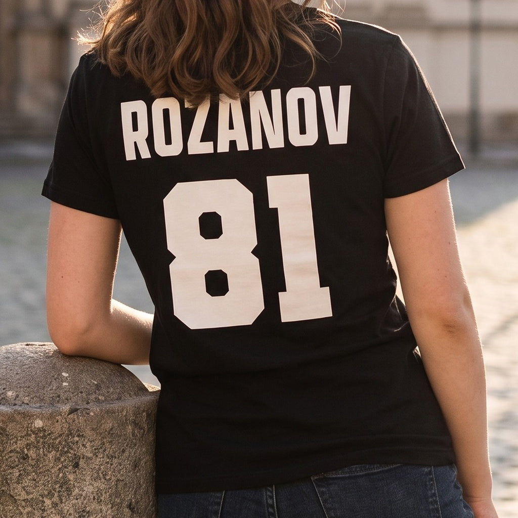 Zdjęcie produktu Koszulka Rozanov w stylu hokejowego trykotu dla fanów Heated Rivalry