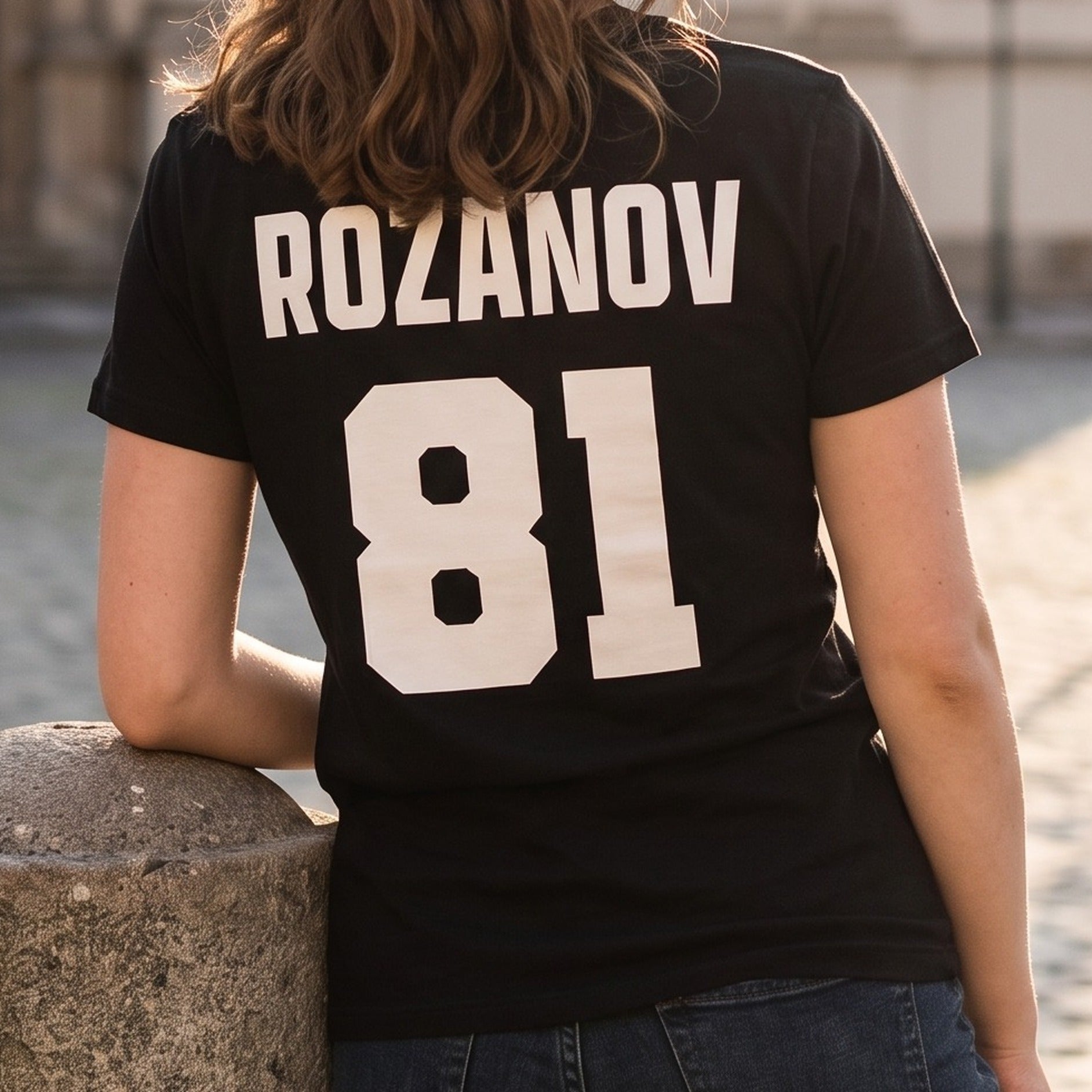 Zdjęcie produktu Koszulka Rozanov w stylu hokejowego trykotu dla fanów Heated Rivalry