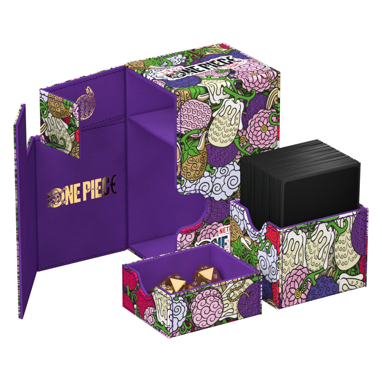 Zdjęcie produktu One Piece - Deck Box Ultimate Guard Flip'n'Tray 80+ Diabelskie Owoce