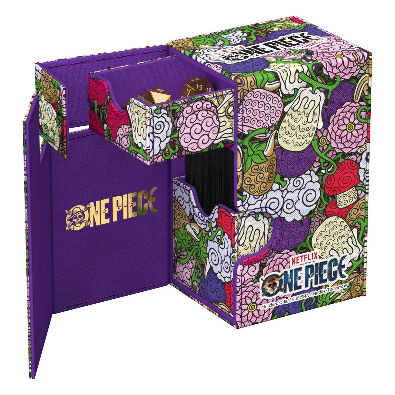 Zdjęcie produktu One Piece - Deck Box Ultimate Guard Flip'n'Tray 80+ Diabelskie Owoce