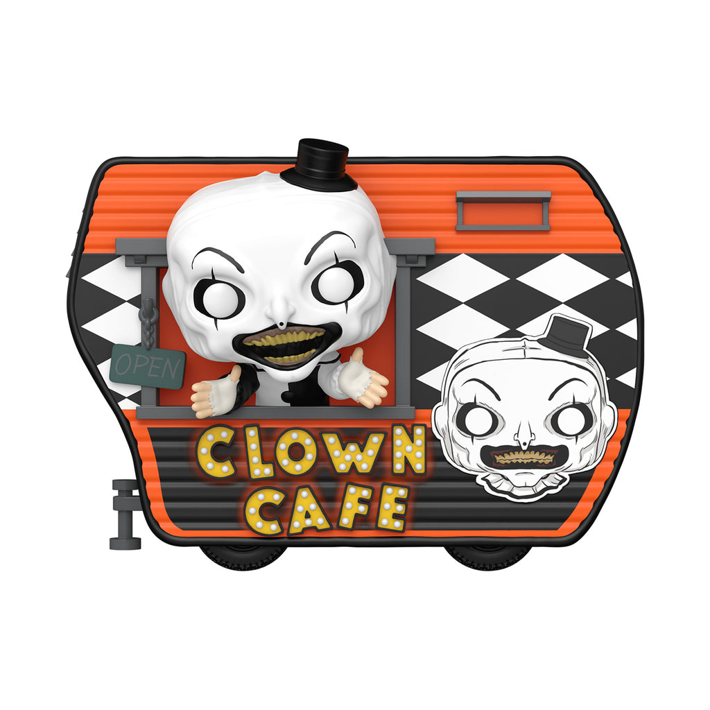 Zdjęcie produktu Terrifier - Figurka Funko Pop Clown Cafe z dioramą